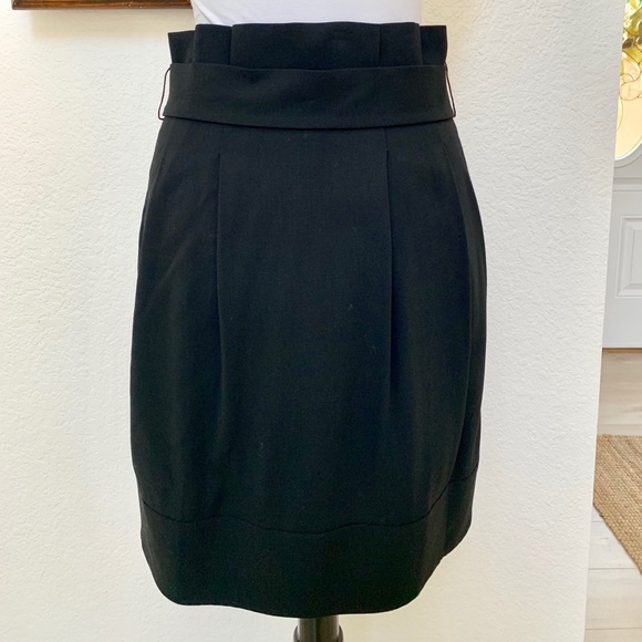 BCBGMAXAZRIA High Waist Wool Blend Skirt - Picture 5 of 8
